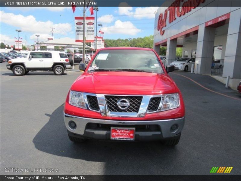 Red Alert / Steel 2010 Nissan Frontier SE Crew Cab