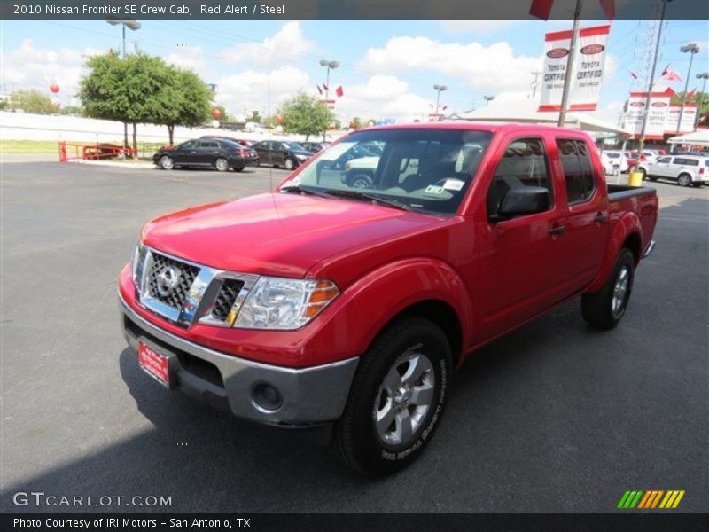 Red Alert / Steel 2010 Nissan Frontier SE Crew Cab