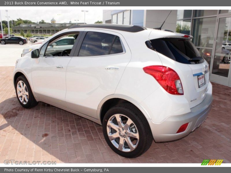 White Pearl Tricoat / Titanium 2013 Buick Encore Convenience AWD