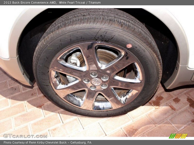 White Pearl Tricoat / Titanium 2013 Buick Encore Convenience AWD