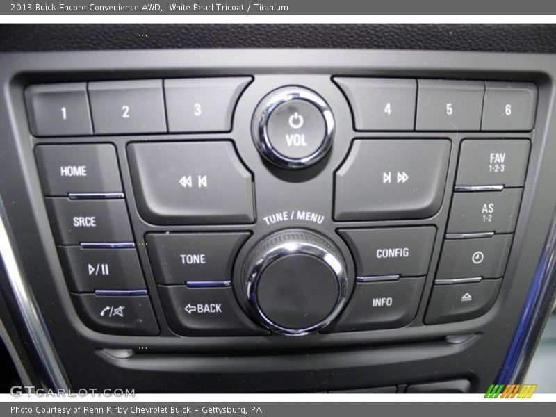 White Pearl Tricoat / Titanium 2013 Buick Encore Convenience AWD