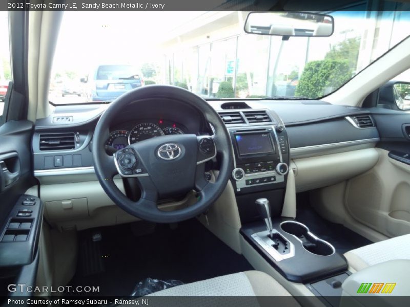 Sandy Beach Metallic / Ivory 2012 Toyota Camry LE