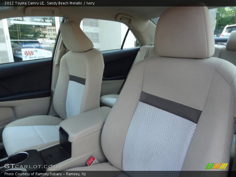 Sandy Beach Metallic / Ivory 2012 Toyota Camry LE