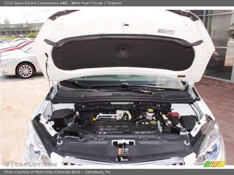 White Pearl Tricoat / Titanium 2013 Buick Encore Convenience AWD