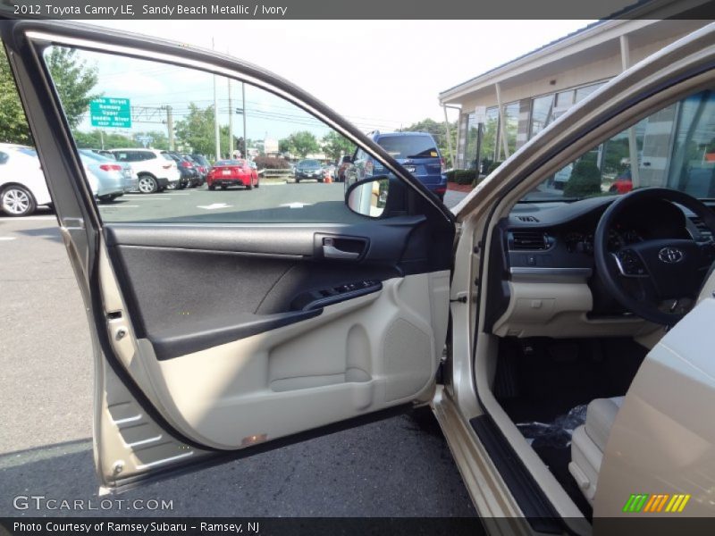 Sandy Beach Metallic / Ivory 2012 Toyota Camry LE