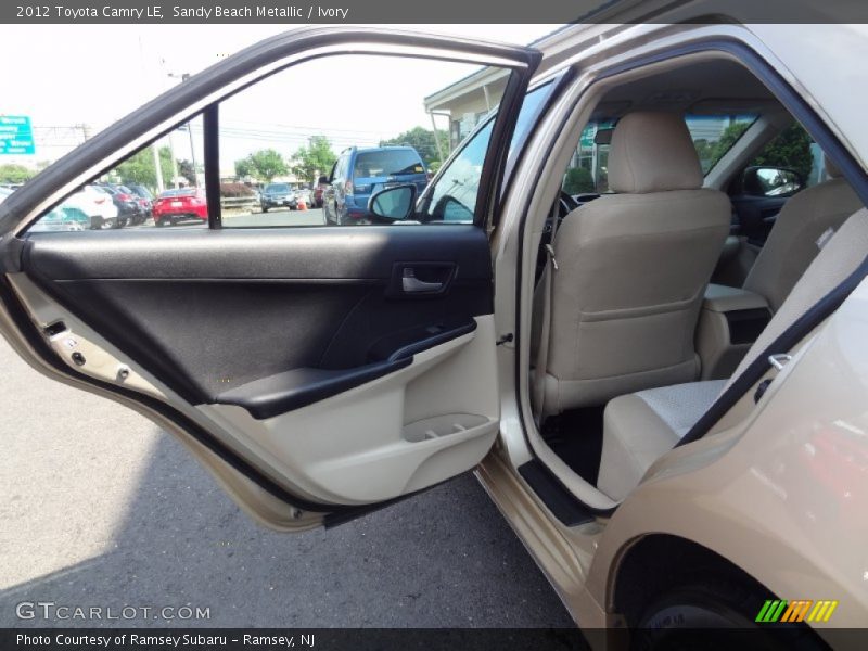 Sandy Beach Metallic / Ivory 2012 Toyota Camry LE