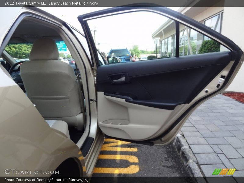 Sandy Beach Metallic / Ivory 2012 Toyota Camry LE