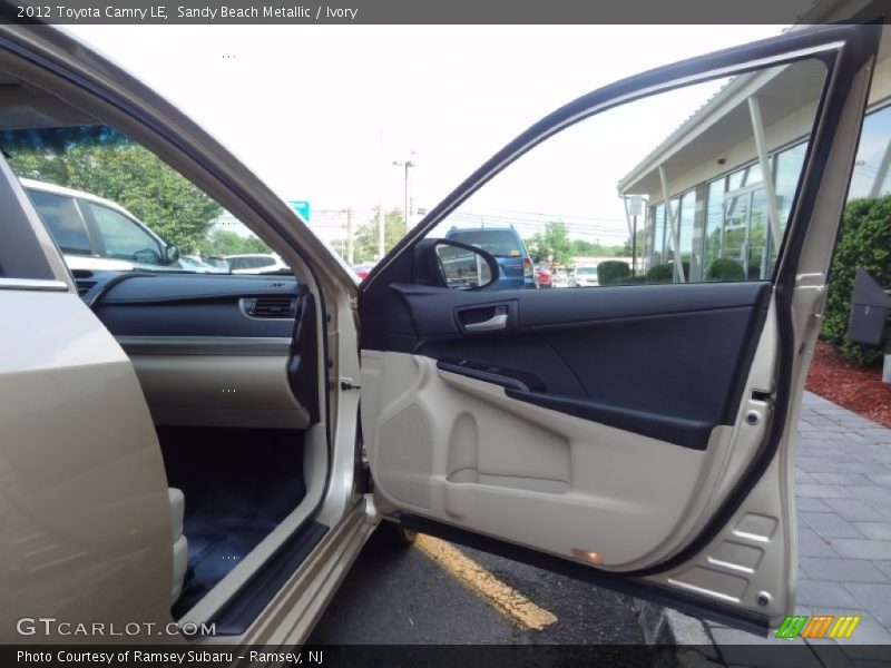 Sandy Beach Metallic / Ivory 2012 Toyota Camry LE