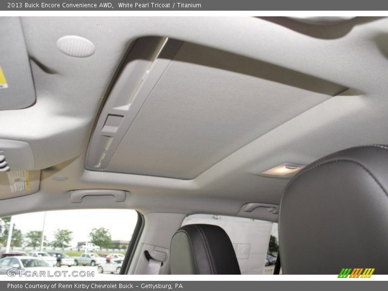 White Pearl Tricoat / Titanium 2013 Buick Encore Convenience AWD