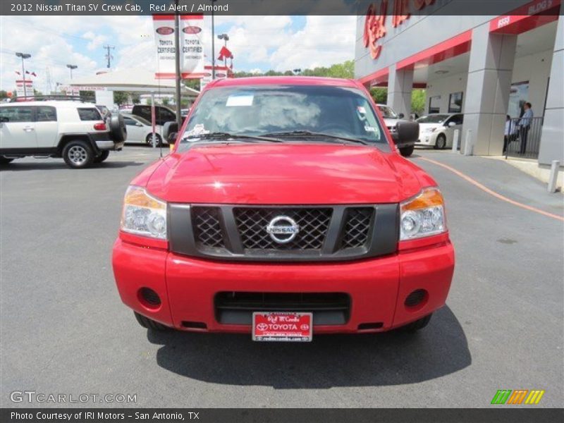 Red Alert / Almond 2012 Nissan Titan SV Crew Cab