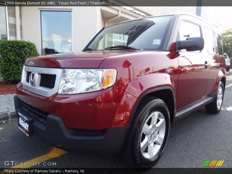 Tango Red Pearl / Titanium 2009 Honda Element EX AWD