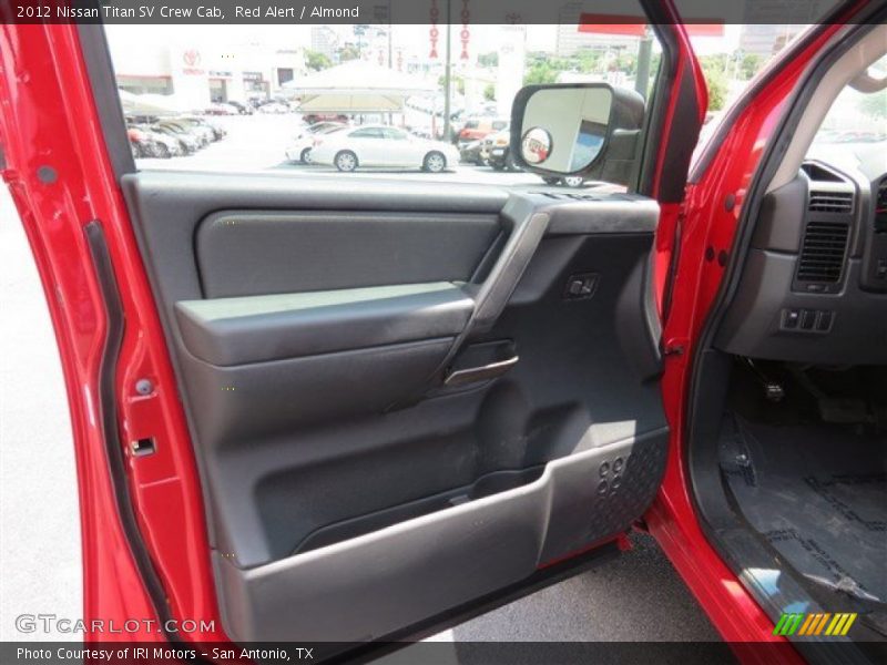 Red Alert / Almond 2012 Nissan Titan SV Crew Cab