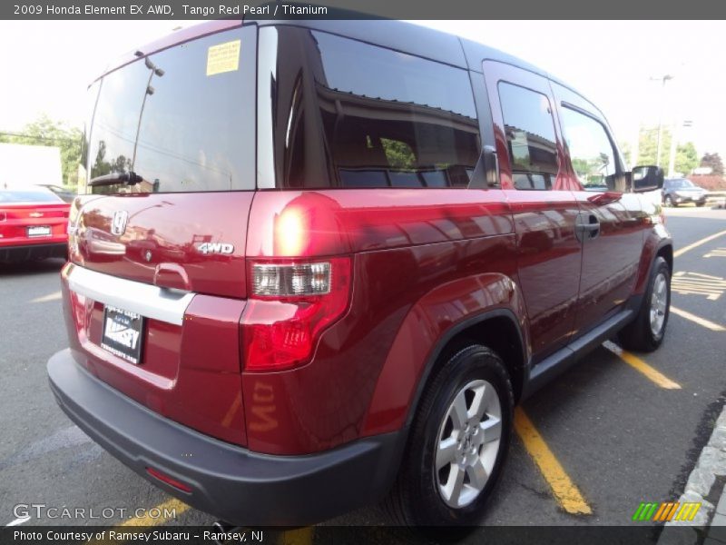 Tango Red Pearl / Titanium 2009 Honda Element EX AWD