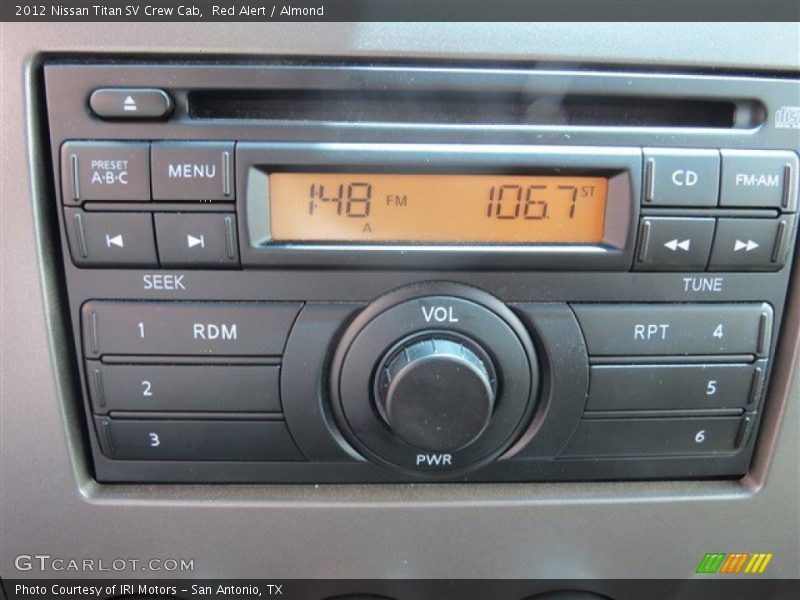 Red Alert / Almond 2012 Nissan Titan SV Crew Cab