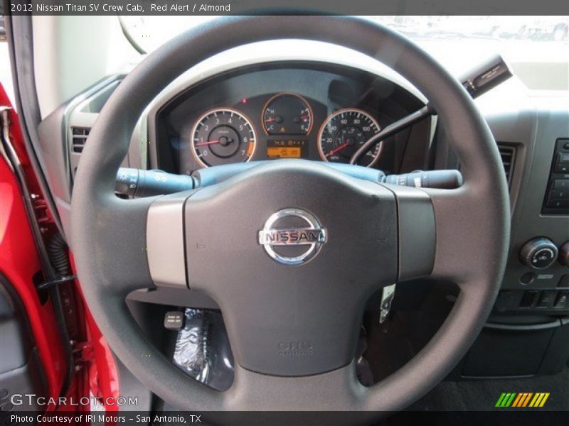 Red Alert / Almond 2012 Nissan Titan SV Crew Cab