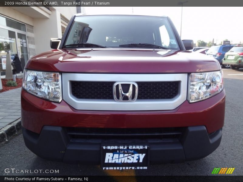 Tango Red Pearl / Titanium 2009 Honda Element EX AWD