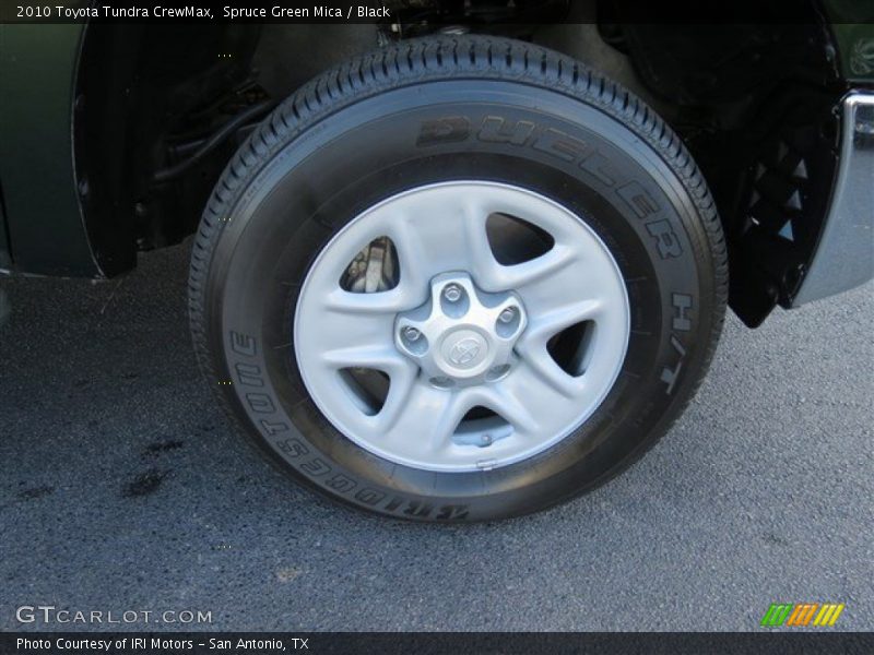 Spruce Green Mica / Black 2010 Toyota Tundra CrewMax