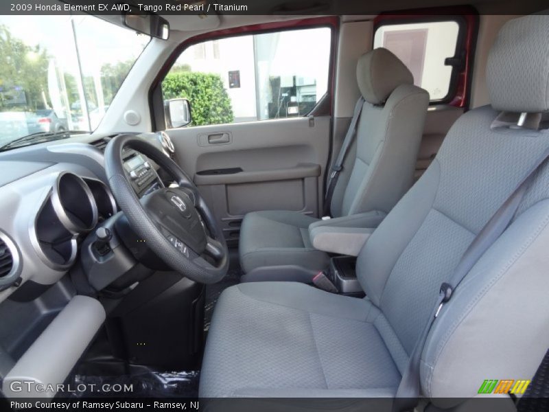 Tango Red Pearl / Titanium 2009 Honda Element EX AWD