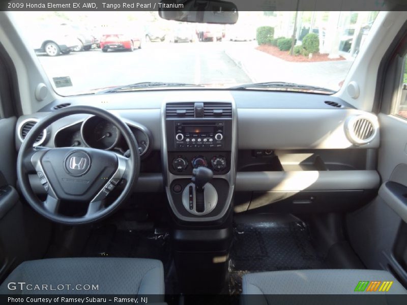 Tango Red Pearl / Titanium 2009 Honda Element EX AWD