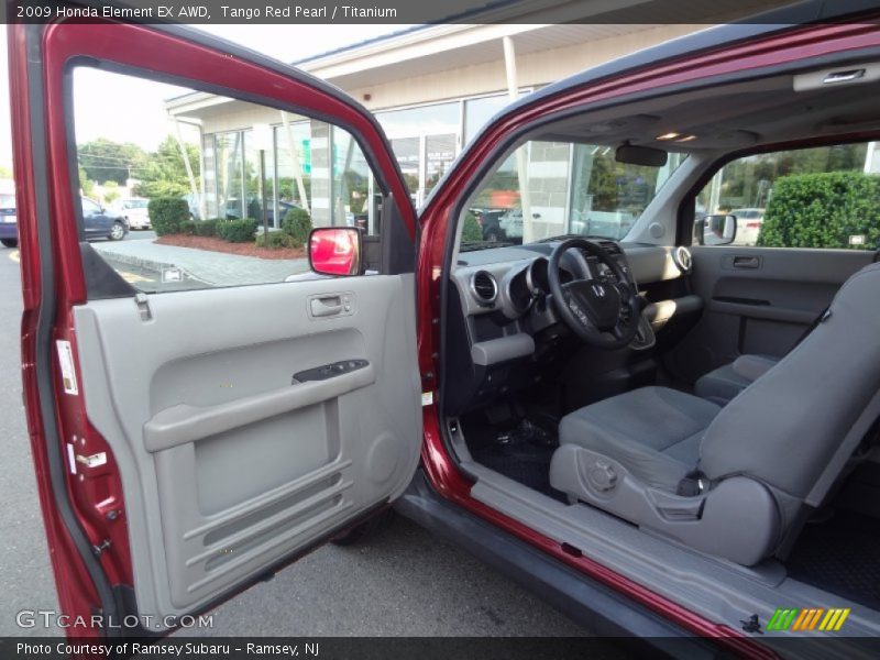 Tango Red Pearl / Titanium 2009 Honda Element EX AWD