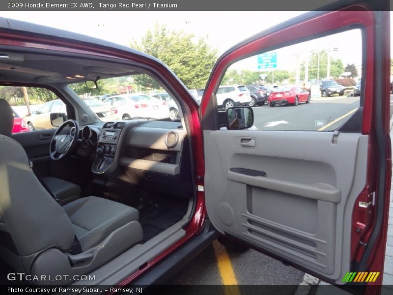 Tango Red Pearl / Titanium 2009 Honda Element EX AWD