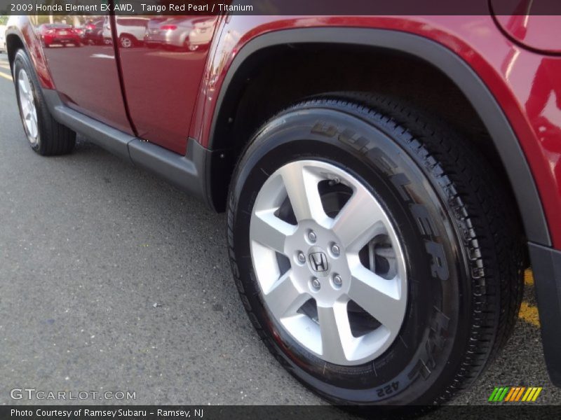 Tango Red Pearl / Titanium 2009 Honda Element EX AWD
