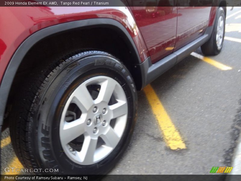 Tango Red Pearl / Titanium 2009 Honda Element EX AWD