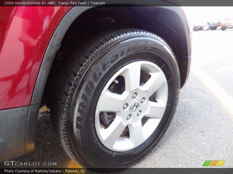 Tango Red Pearl / Titanium 2009 Honda Element EX AWD