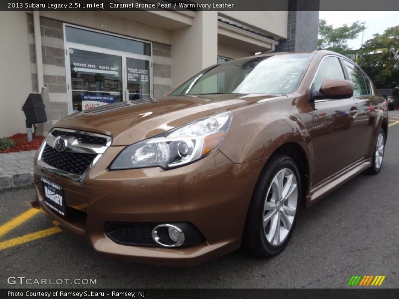 Caramel Bronze Pearl / Warm Ivory Leather 2013 Subaru Legacy 2.5i Limited