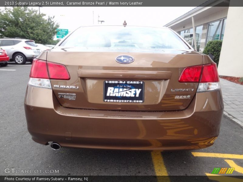 Caramel Bronze Pearl / Warm Ivory Leather 2013 Subaru Legacy 2.5i Limited