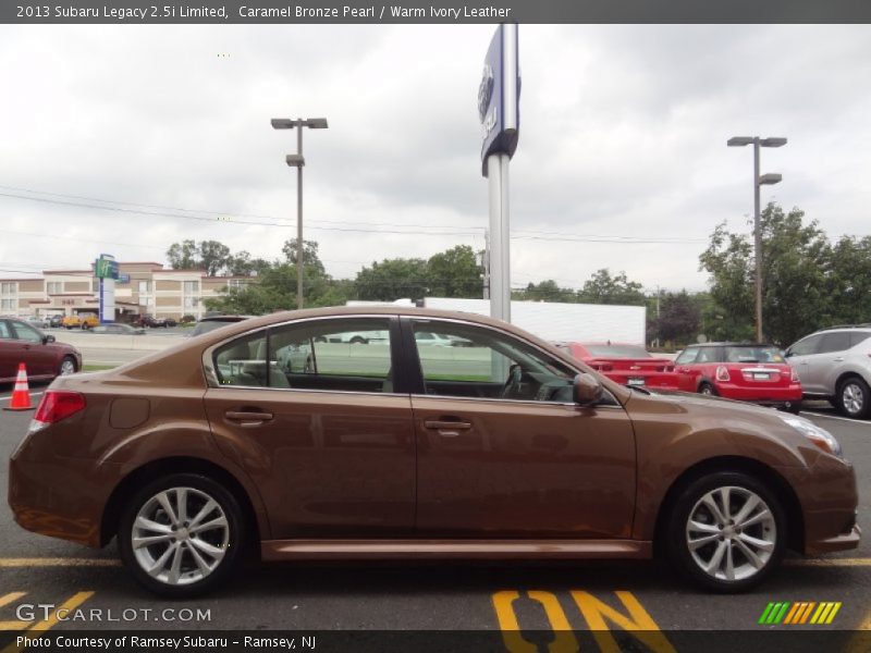 Caramel Bronze Pearl / Warm Ivory Leather 2013 Subaru Legacy 2.5i Limited