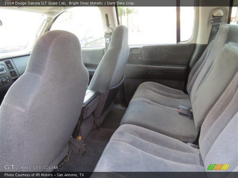 Bright Silver Metallic / Dark Slate Gray 2004 Dodge Dakota SLT Quad Cab