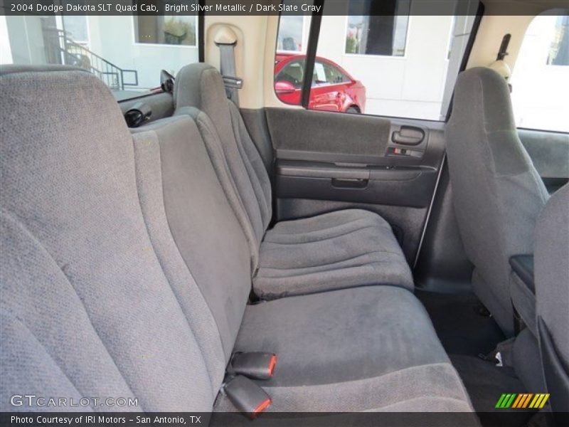 Bright Silver Metallic / Dark Slate Gray 2004 Dodge Dakota SLT Quad Cab