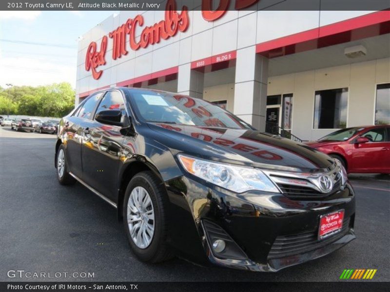 Attitude Black Metallic / Ivory 2012 Toyota Camry LE