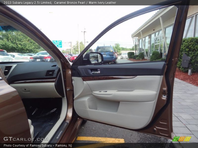 Caramel Bronze Pearl / Warm Ivory Leather 2013 Subaru Legacy 2.5i Limited