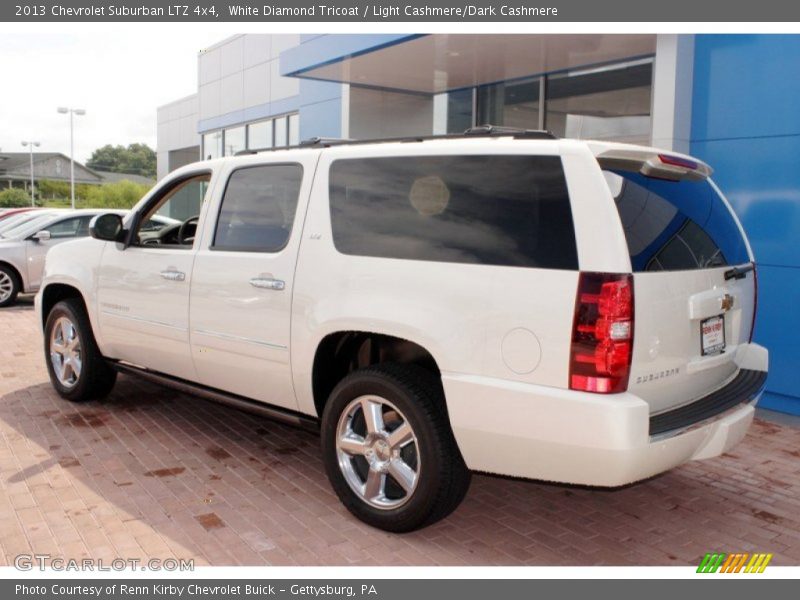 White Diamond Tricoat / Light Cashmere/Dark Cashmere 2013 Chevrolet Suburban LTZ 4x4
