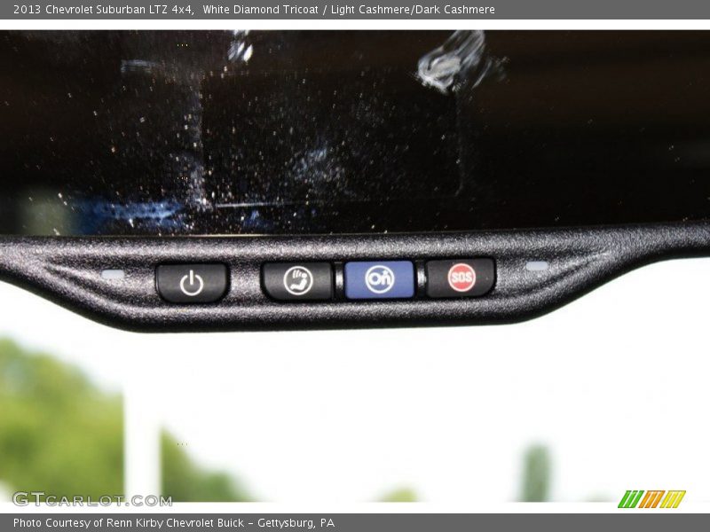 White Diamond Tricoat / Light Cashmere/Dark Cashmere 2013 Chevrolet Suburban LTZ 4x4