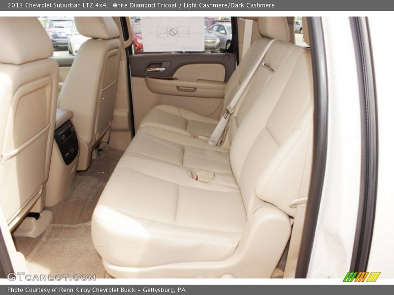 White Diamond Tricoat / Light Cashmere/Dark Cashmere 2013 Chevrolet Suburban LTZ 4x4