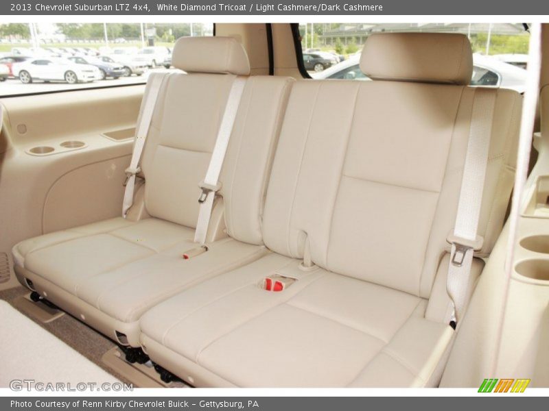 White Diamond Tricoat / Light Cashmere/Dark Cashmere 2013 Chevrolet Suburban LTZ 4x4