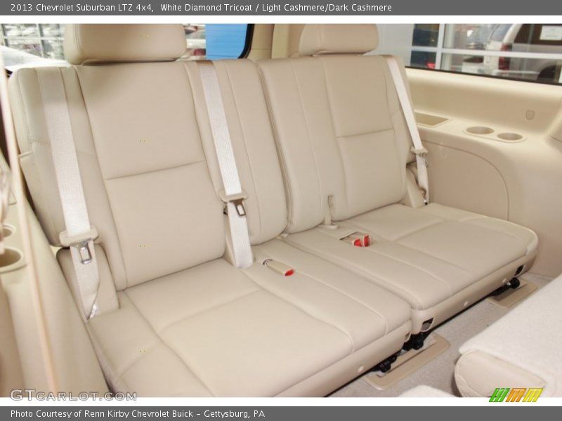 White Diamond Tricoat / Light Cashmere/Dark Cashmere 2013 Chevrolet Suburban LTZ 4x4