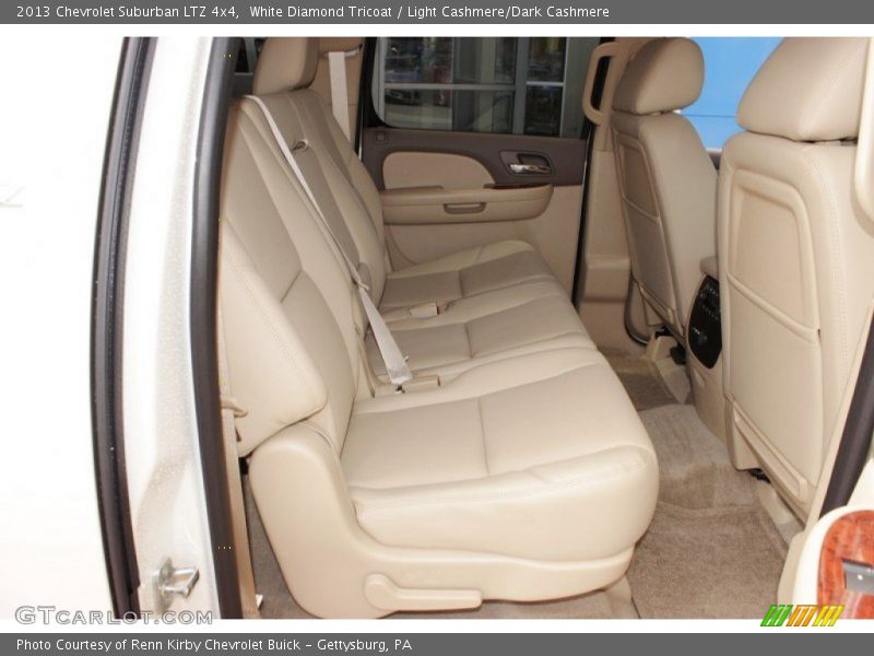 White Diamond Tricoat / Light Cashmere/Dark Cashmere 2013 Chevrolet Suburban LTZ 4x4