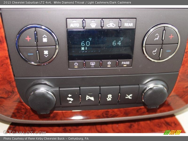 White Diamond Tricoat / Light Cashmere/Dark Cashmere 2013 Chevrolet Suburban LTZ 4x4