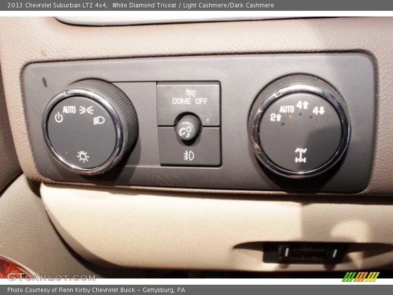 White Diamond Tricoat / Light Cashmere/Dark Cashmere 2013 Chevrolet Suburban LTZ 4x4