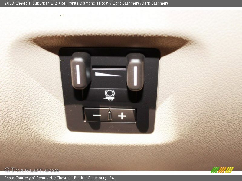White Diamond Tricoat / Light Cashmere/Dark Cashmere 2013 Chevrolet Suburban LTZ 4x4