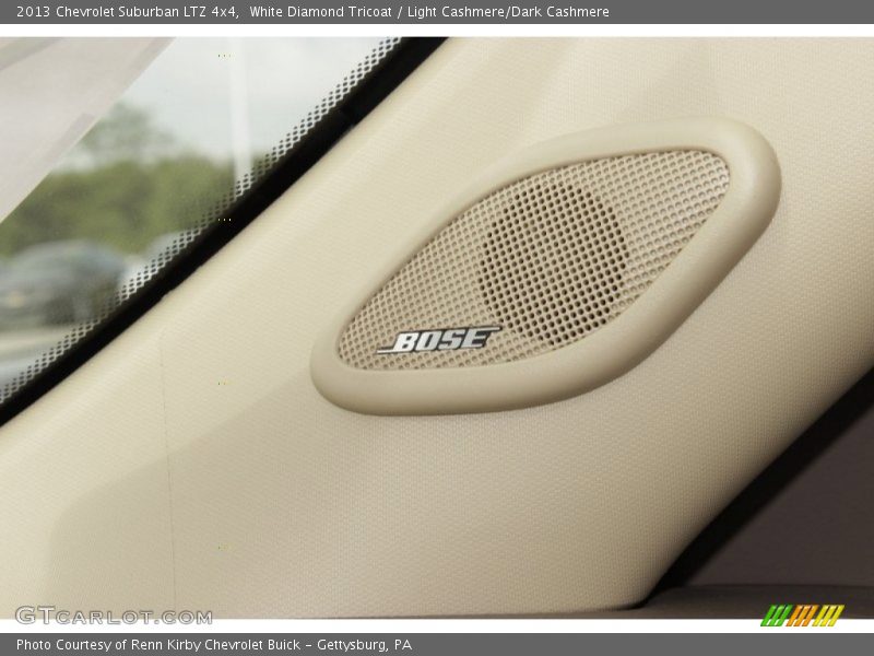 White Diamond Tricoat / Light Cashmere/Dark Cashmere 2013 Chevrolet Suburban LTZ 4x4