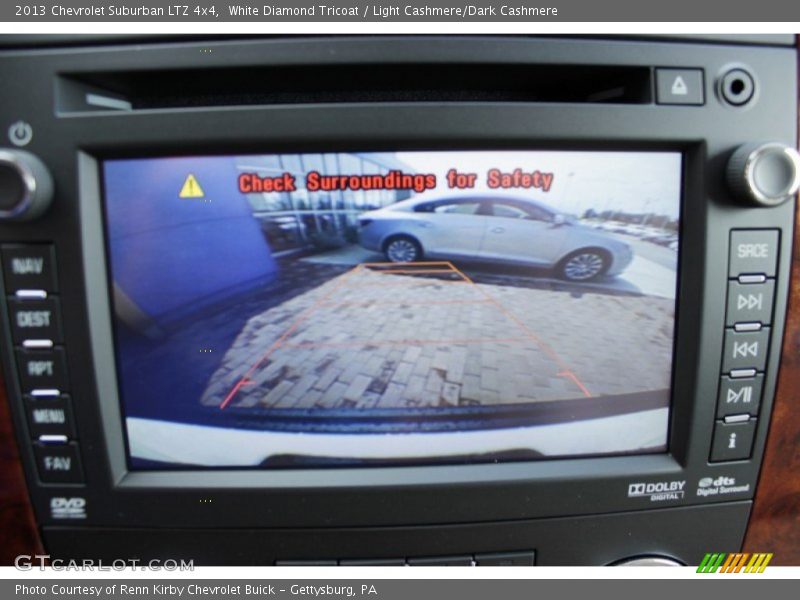 White Diamond Tricoat / Light Cashmere/Dark Cashmere 2013 Chevrolet Suburban LTZ 4x4