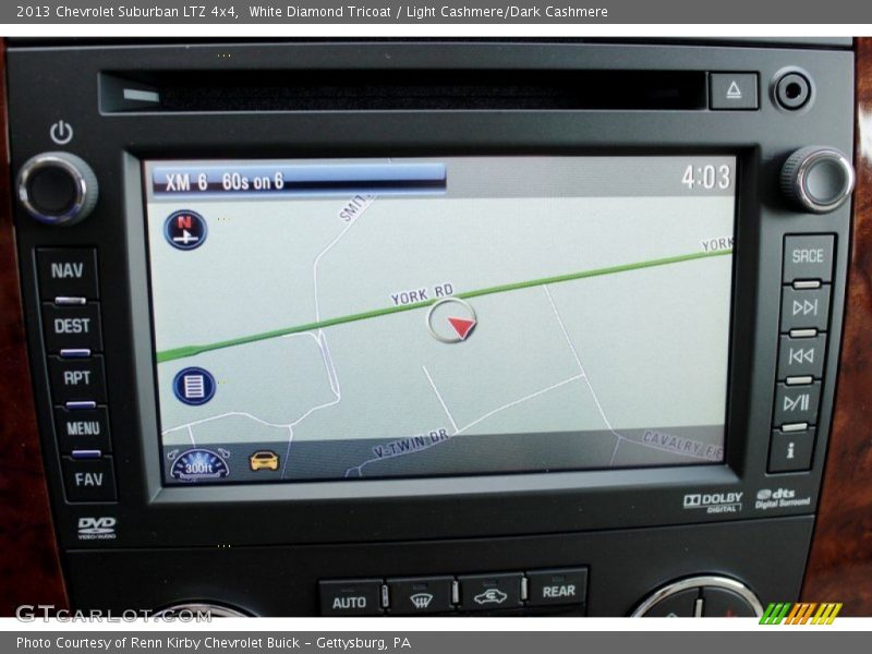 White Diamond Tricoat / Light Cashmere/Dark Cashmere 2013 Chevrolet Suburban LTZ 4x4