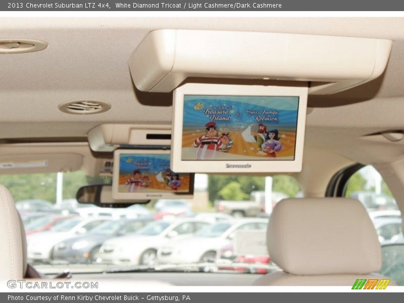 White Diamond Tricoat / Light Cashmere/Dark Cashmere 2013 Chevrolet Suburban LTZ 4x4