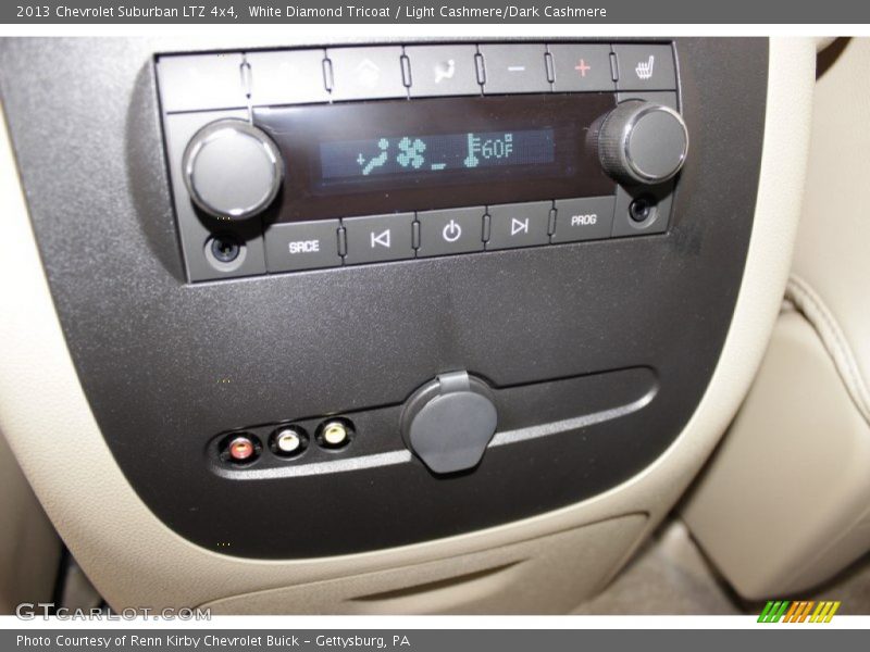White Diamond Tricoat / Light Cashmere/Dark Cashmere 2013 Chevrolet Suburban LTZ 4x4