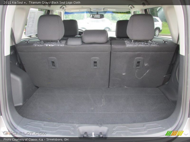 Titanium Gray / Black Soul Logo Cloth 2011 Kia Soul +